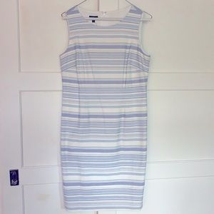 Blue stripe dress